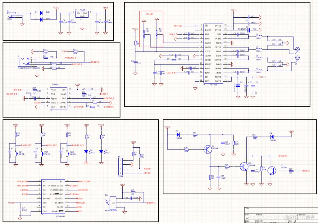 功率放大器设计方案（包含原理图+PCB+BOM表）_焊盘_09